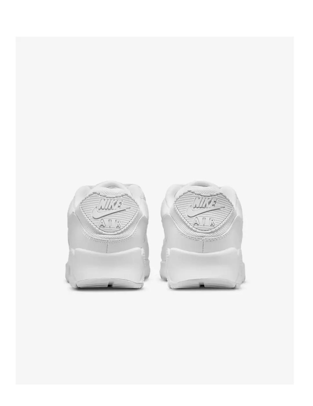 Nike Air Max 90 Triple White (2022) Donna 3/4