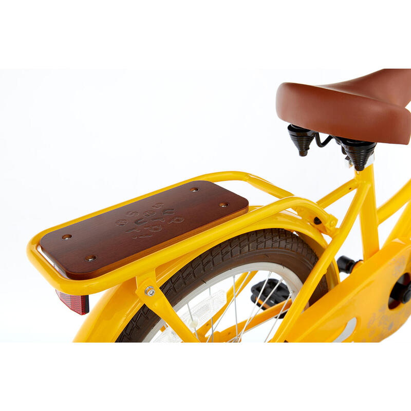 Vélo enfant SuperSuper Cooper Bamboo - 18 pouces - Jaune