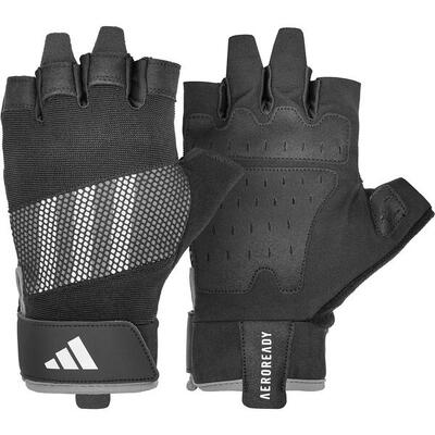Adidas training hanschoenen performance grijs