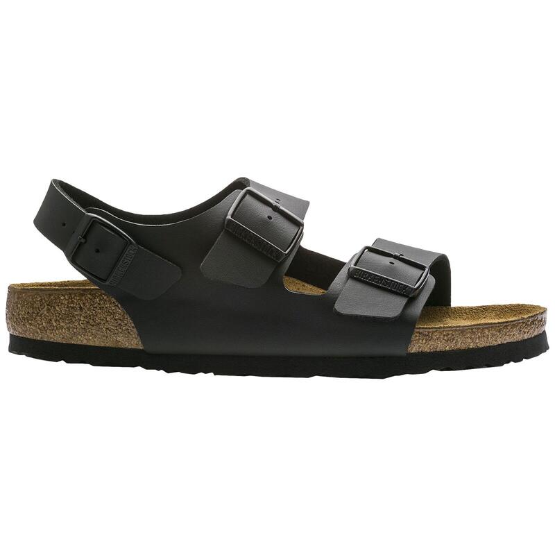 Sandalias Hombre Birkenstock Milano Bf Negro