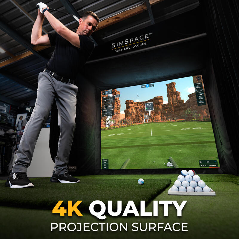 Recinto Para Simulador de Golf con Pantalla de Impacto 3 x 3 x 3 m