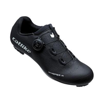 Scarpe Ciclismo Strada Whisper R1 Nylon Grigio