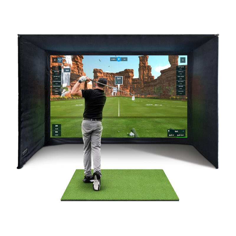 Recinto Para Simulador de Golf con Pantalla de Impacto 4 x 2,5 x 1,5 m