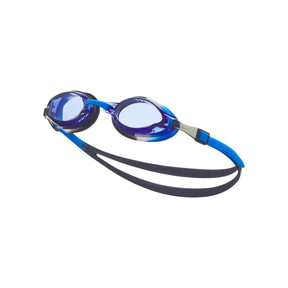 Nike - Lunettes De Natation Nike Chromées Pour Jeunes - Bleu Photo - Lunettes De Natation - Bleu - Taille Unique - Decathlon