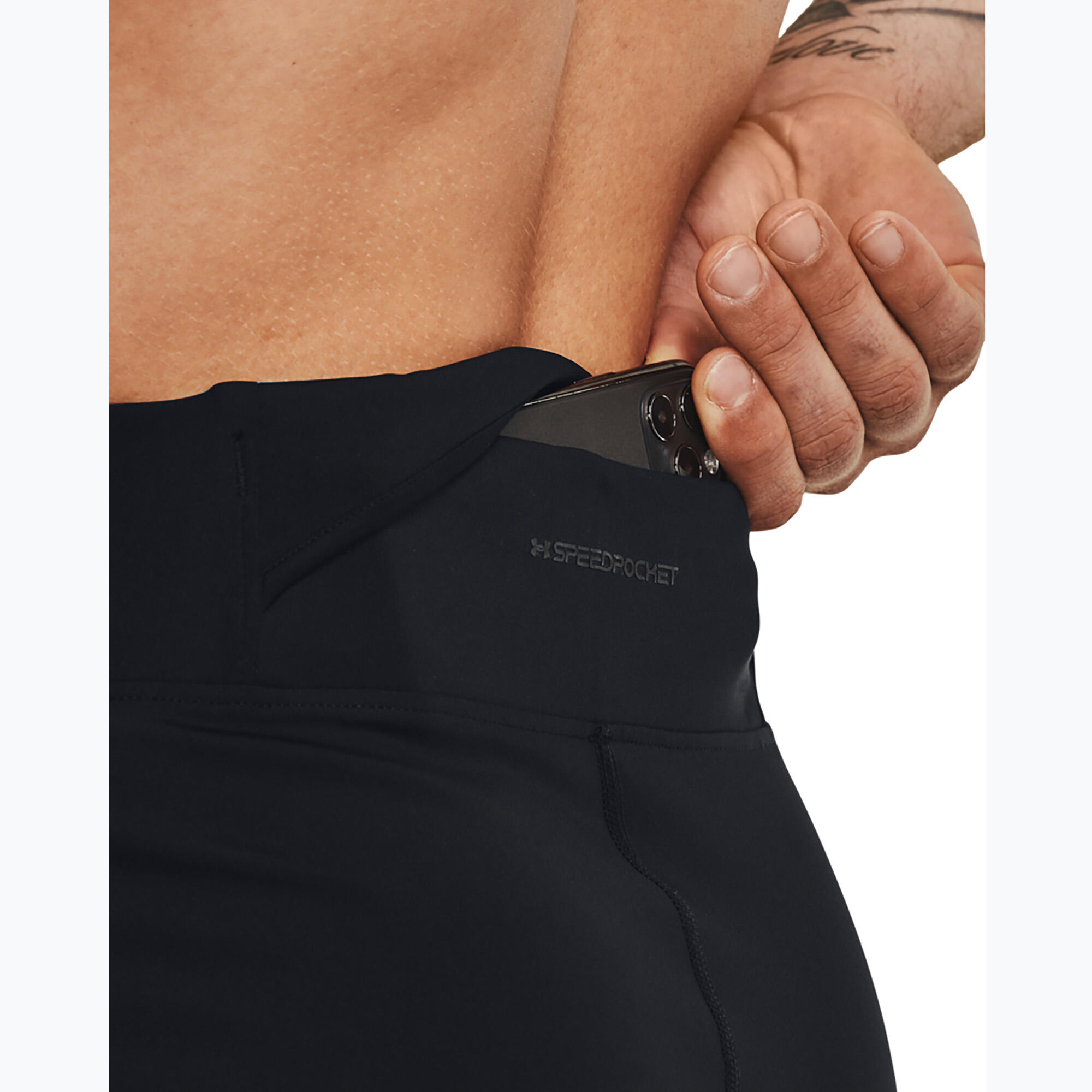 Under Armour Qualifier Elite Long Tights Zwart 5/7