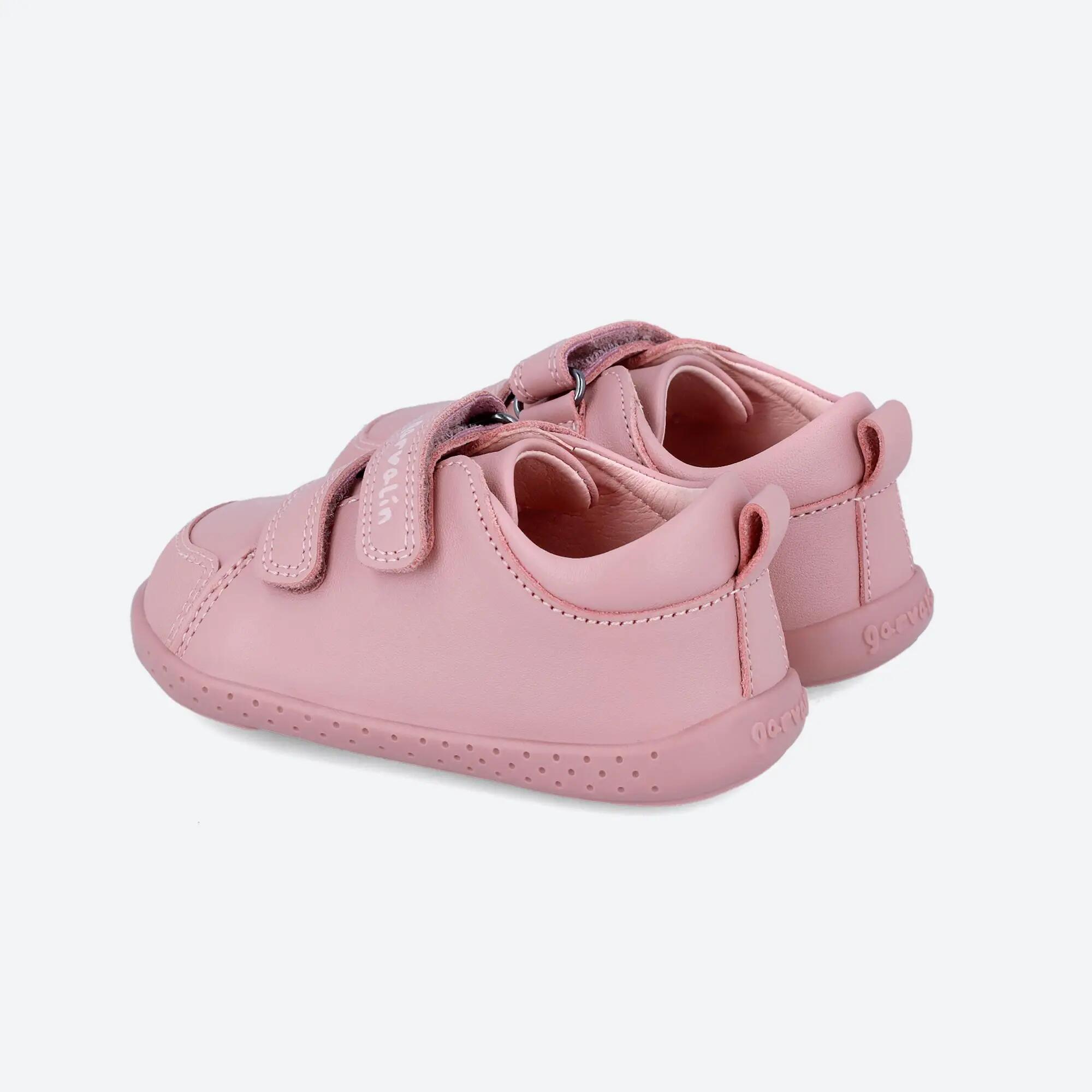 Zapatillas Deportivas Caminar Niños Garvalín 241300B Rosas con Cierre Adherente 3/6