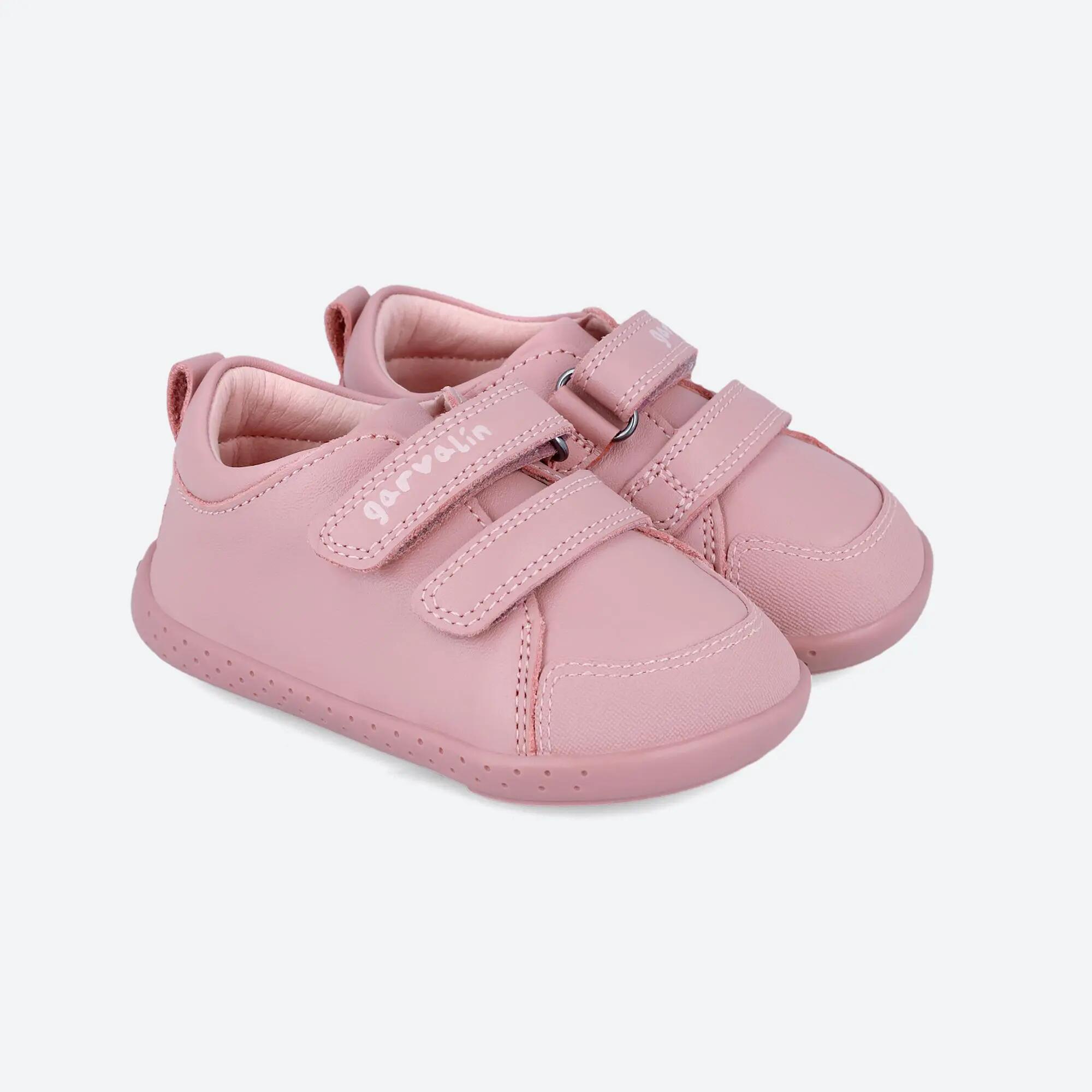 Zapatillas Deportivas Caminar Niños Garvalín 241300B Rosas con Cierre Adherente 2/6