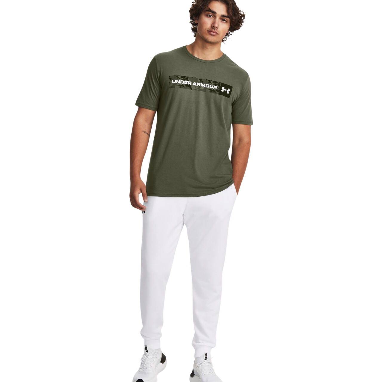T-shirt Under Armour Camo Chest Stripe homme 4/6