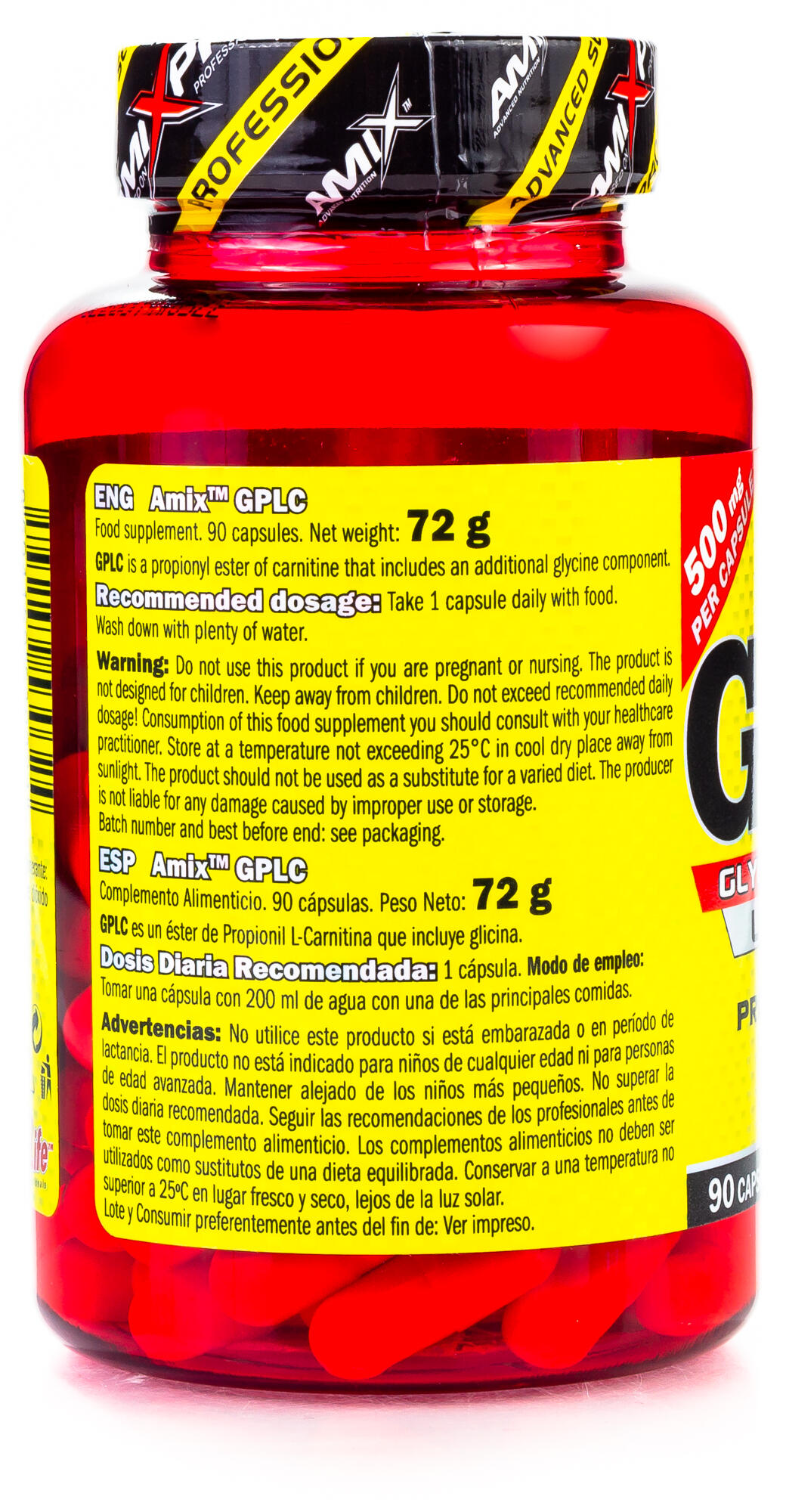 GPLC Glicina Propionil L-Carnitina - 90 Capsule AmiXpro® series