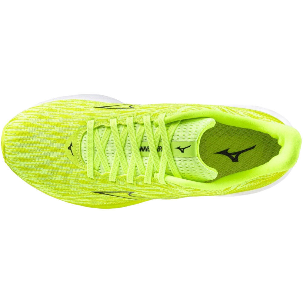 Mizuno Mens Wave Rider 28 Neo Lime Black Acid Lime
