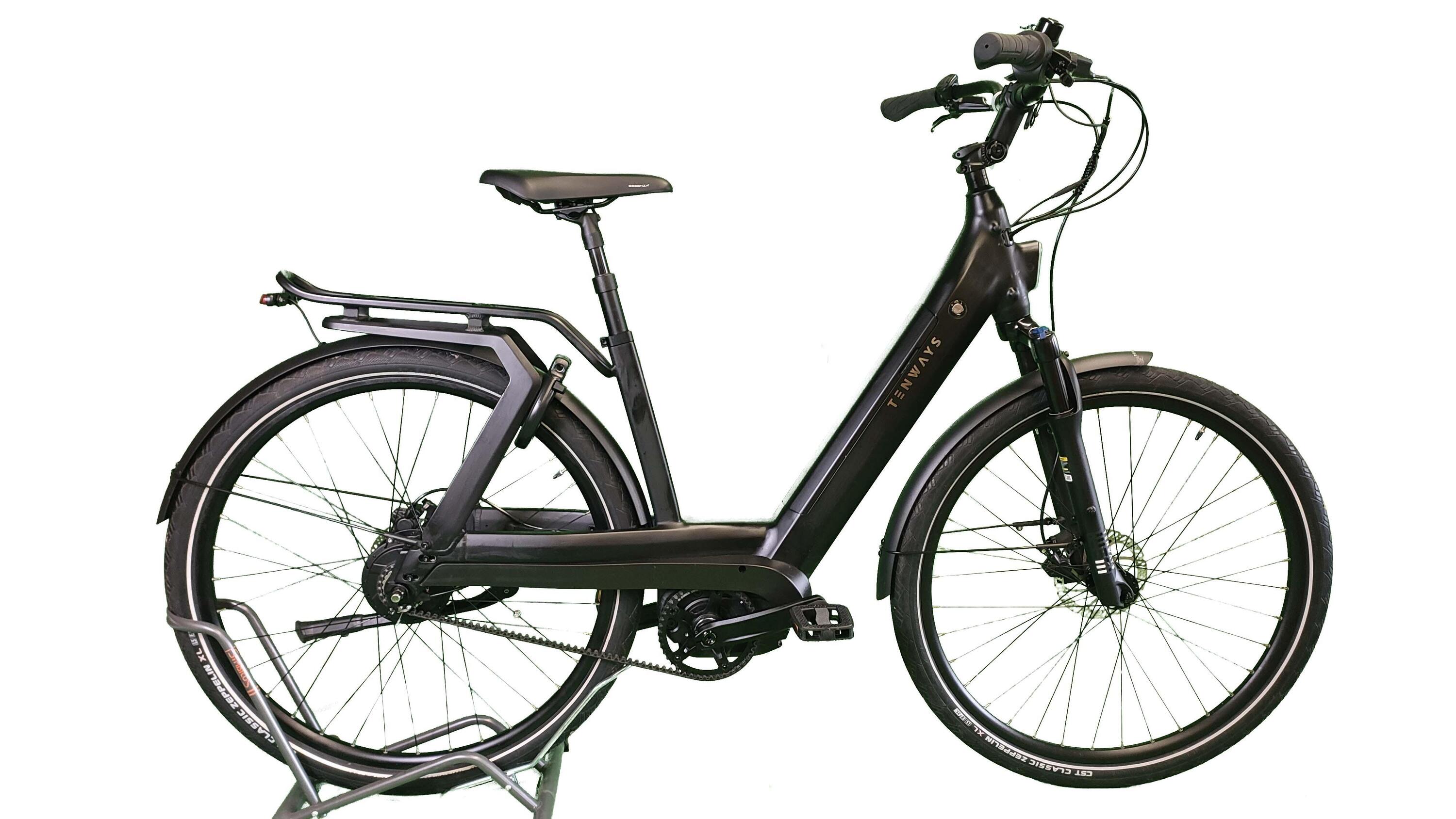 TENWAYS Vélo VTC électrique -  AGO T - Misty Black Noir