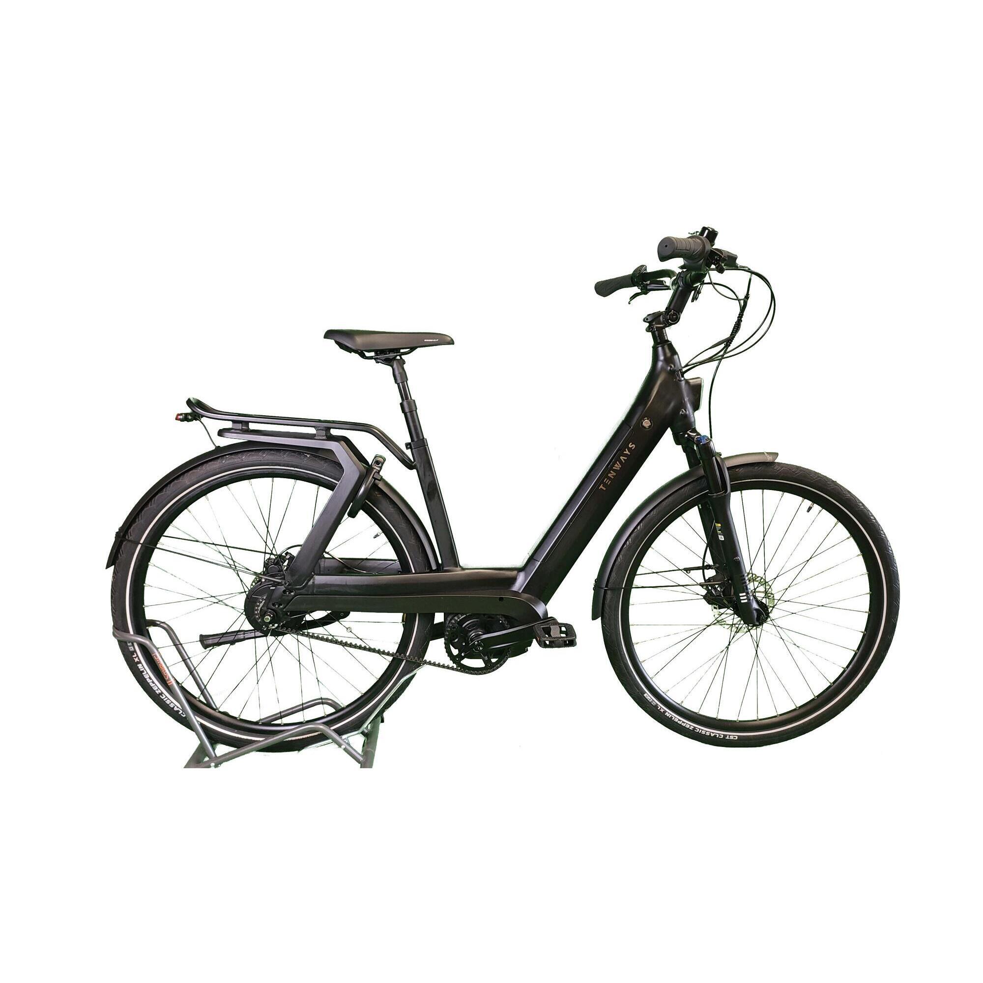 Tenways - Vélo Vtc Électrique -  Ago T - Misty Black Noir - Vélo Tout Chemin - Noir - Taille Unique - Decathlon