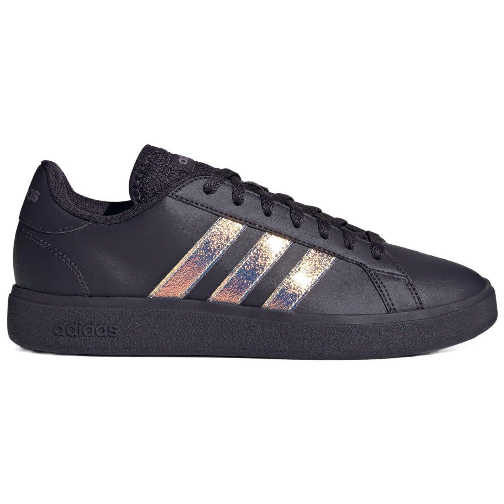 Adidas Womens Grand Court Base (Black/Metallic Violet)