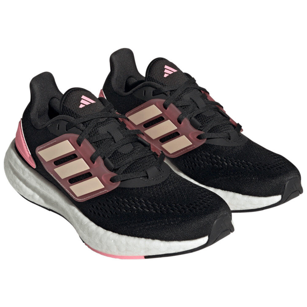 Adidas Womens Pureboost 22 (Black/Bliora/Pink Strata)