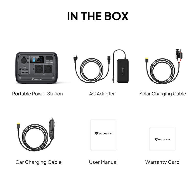 Estación Eléctrica Portátil BLUETTI PS54,700W/537WH para Camping,Emergencia