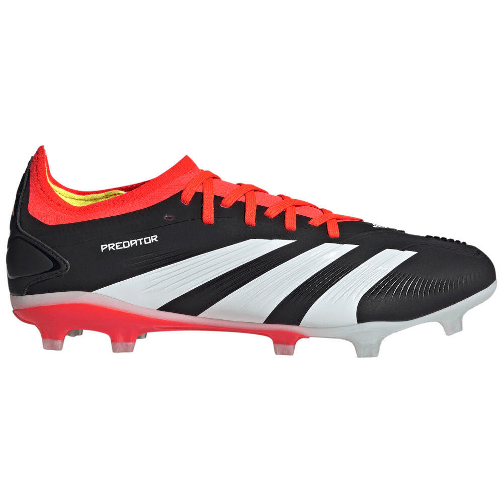 Adidas Mens Predator Pro 24 Firm Ground Core Black Cloud White Solar Red