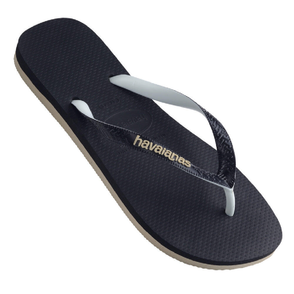 Havaianas Mens Top Rubber Mix (Black/White/Sand)