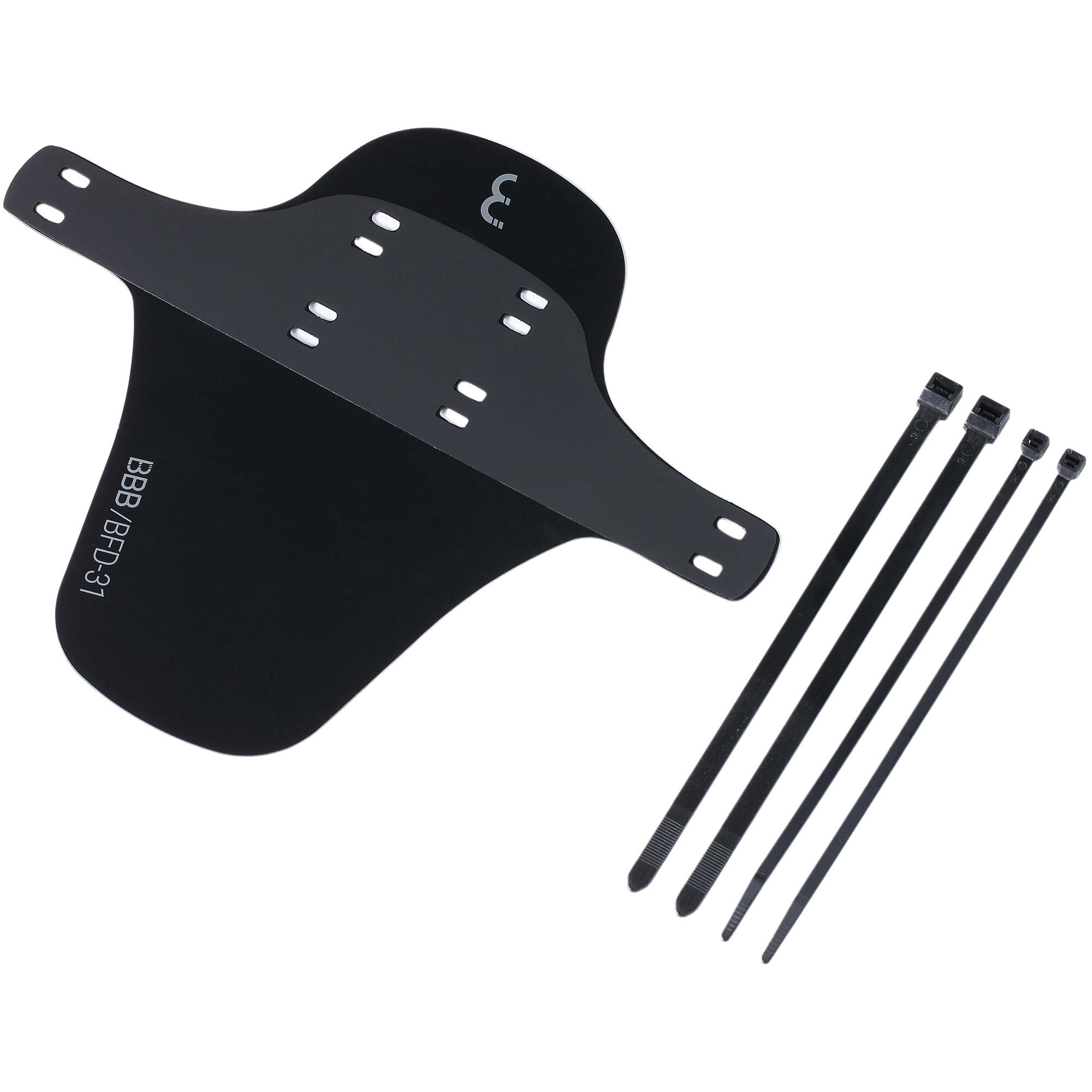 Parafango MTB Anteriore/Posteriore Flexfender Materiale Pp Nero 3/3