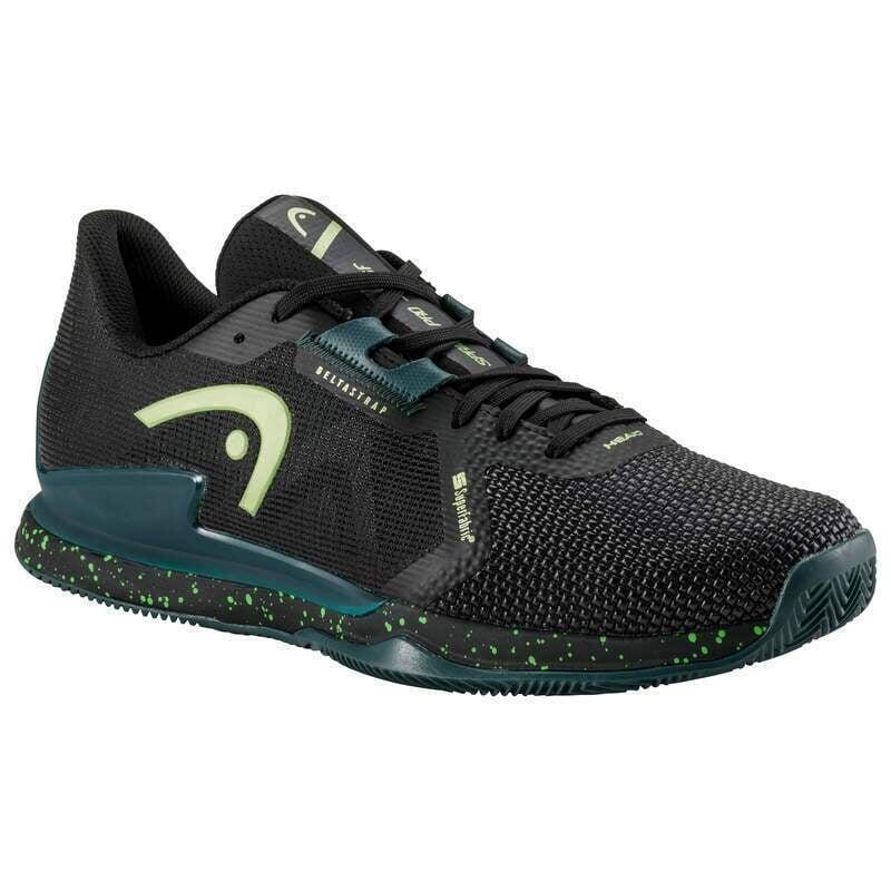 HEAD Zapatillas Head Sprint Pro 3.5 SF Clay Negro Verde Bosque -  - 44,5