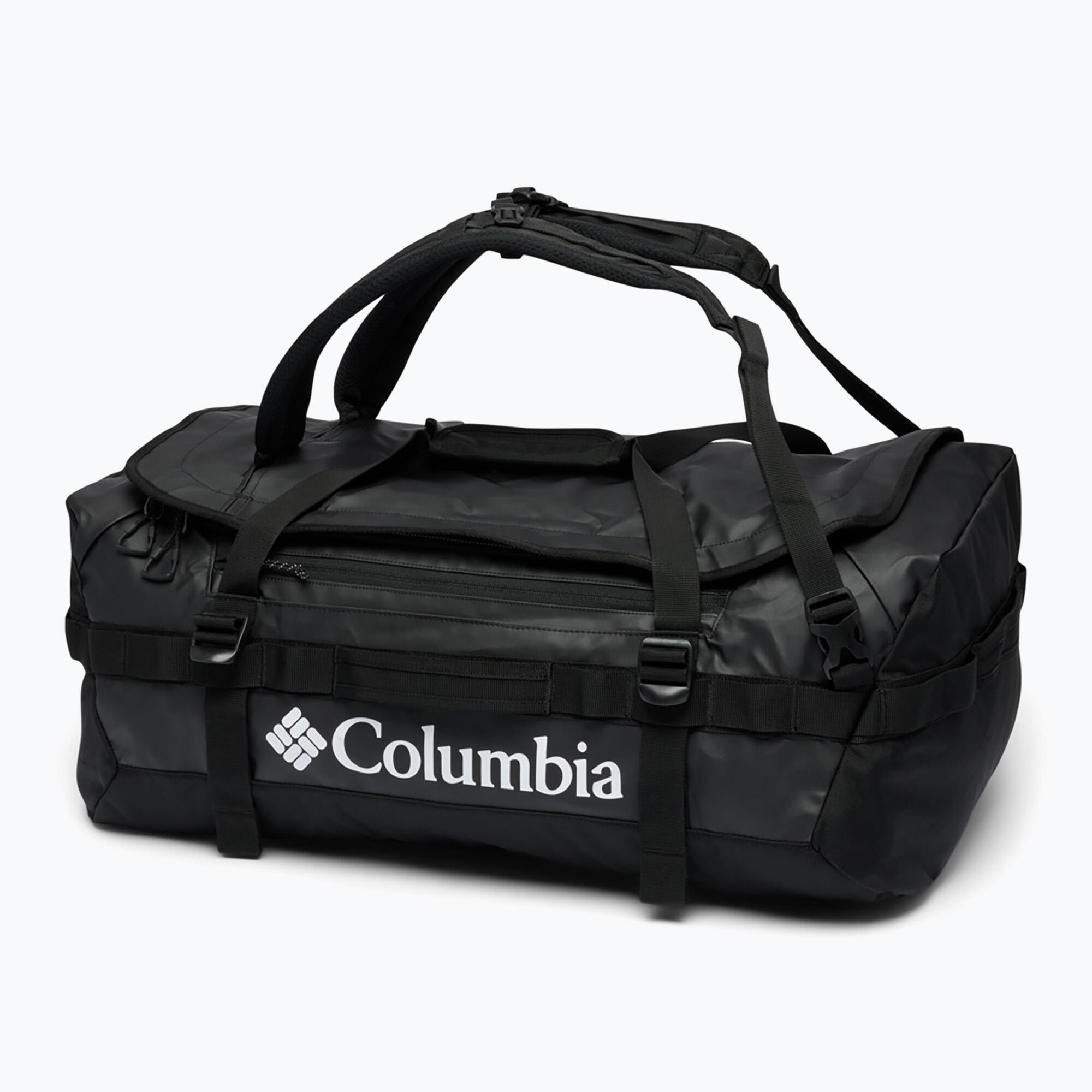 Сумка дорожная Columbia Landroamer 60 л Duffel, 60 ml, Чёрный / 60 l, Синий — фото 5