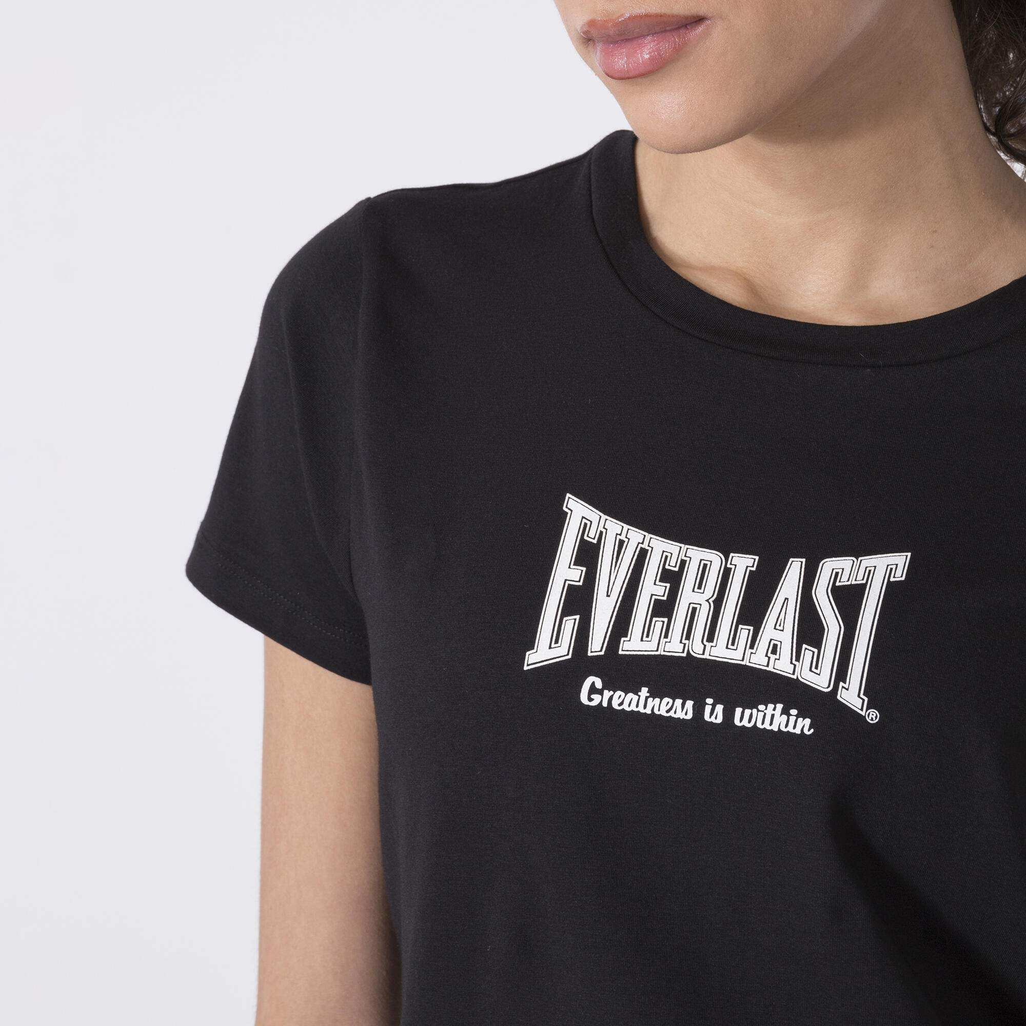 PLAYERA MINIMAL BOXING NEGRO ALGODÓN, MODAL, ELASTANO 4/6