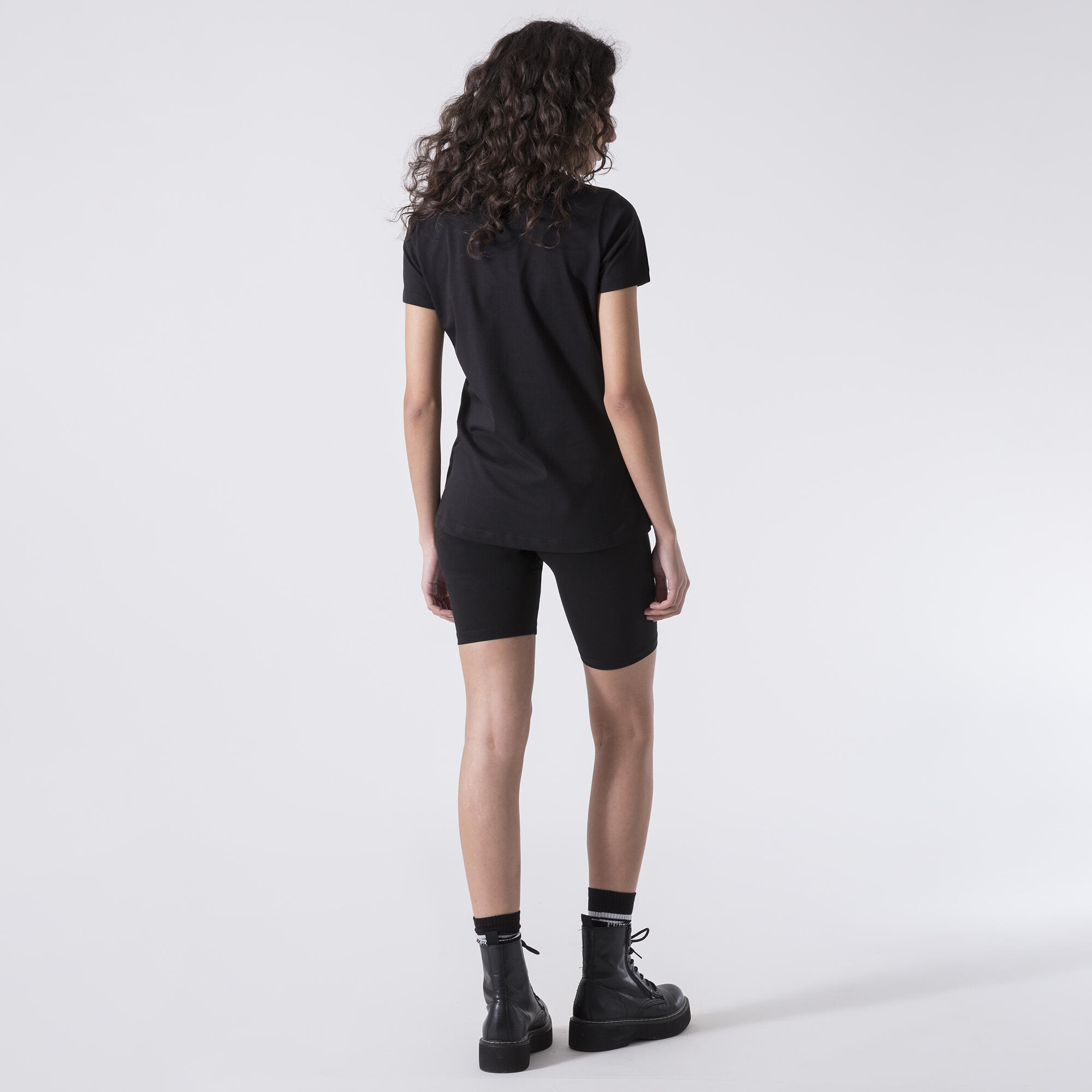 CAMISETA BÁSICA DE JERSEY NEGRO ALGODÓN 6/6