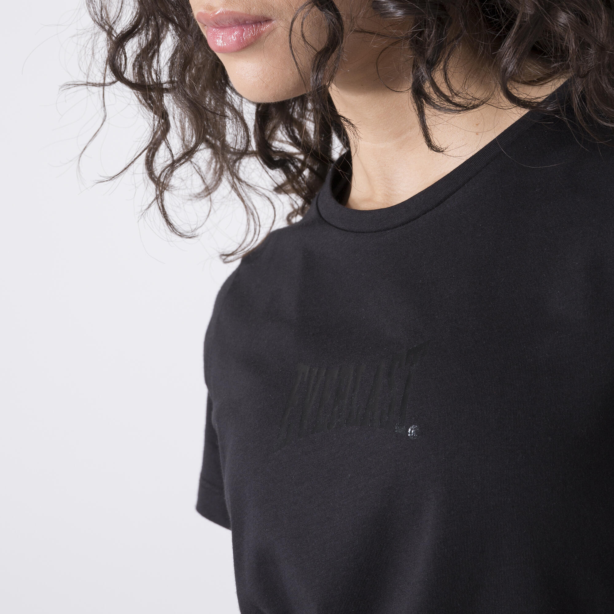 CAMISETA BÁSICA DE JERSEY NEGRO ALGODÓN 5/6