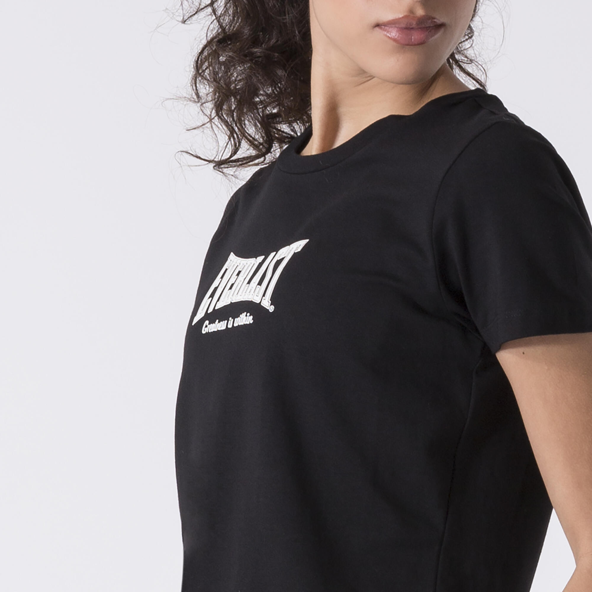 PLAYERA MINIMAL BOXING NEGRO ALGODÓN, MODAL, ELASTANO 6/6