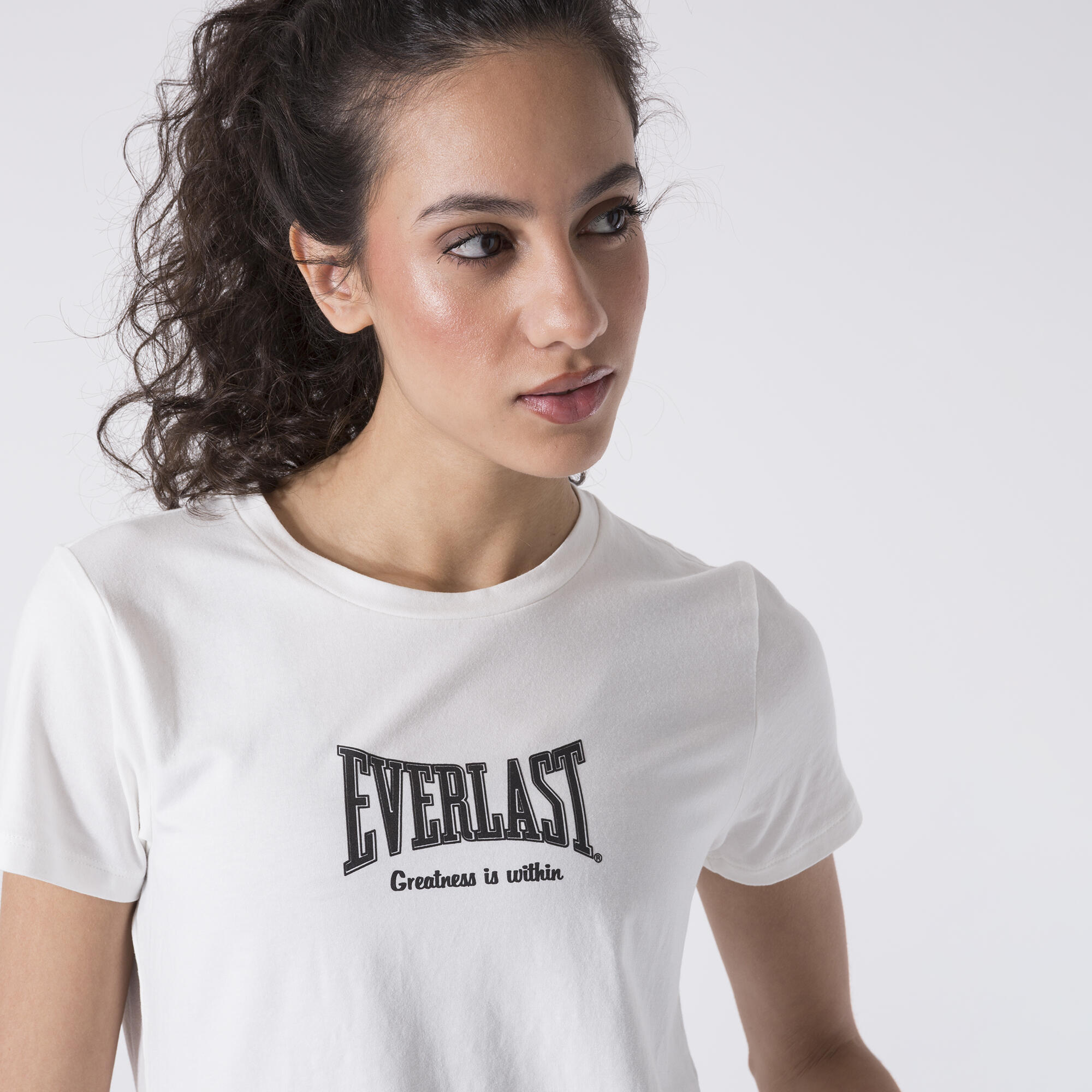 PLAYERA MINIMAL BOXING BLANCO APAGADO ALGODÓN, MODAL, ELASTANO 5/6