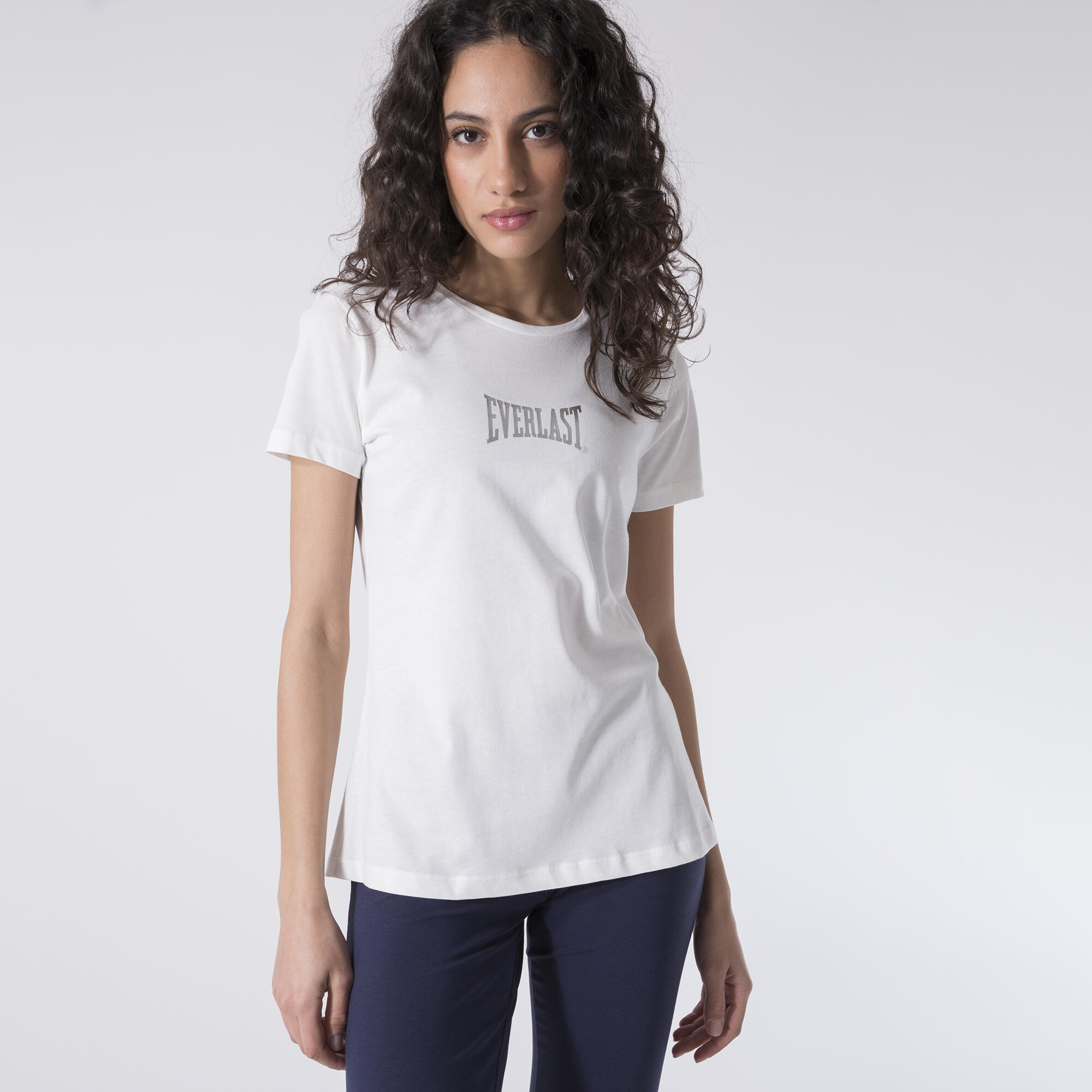 T-SHIRT BASIQUE EN JERSEY BLANC CASSE COTON 6/6