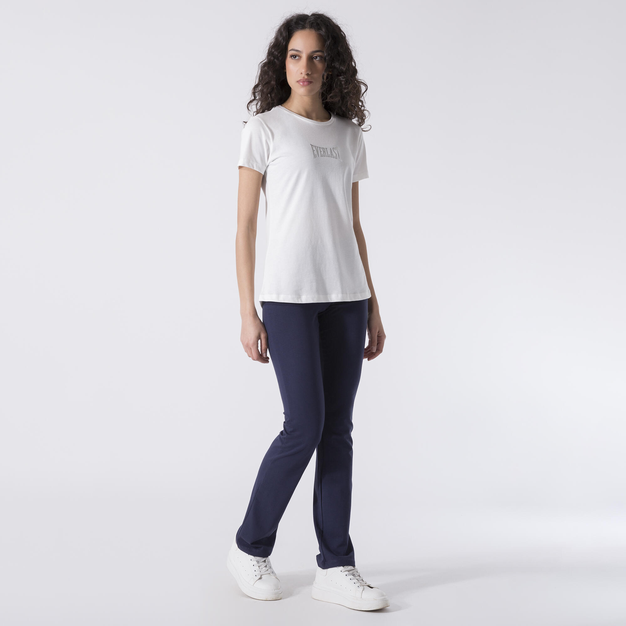 T-SHIRT BASIQUE EN JERSEY BLANC CASSE COTON 2/6