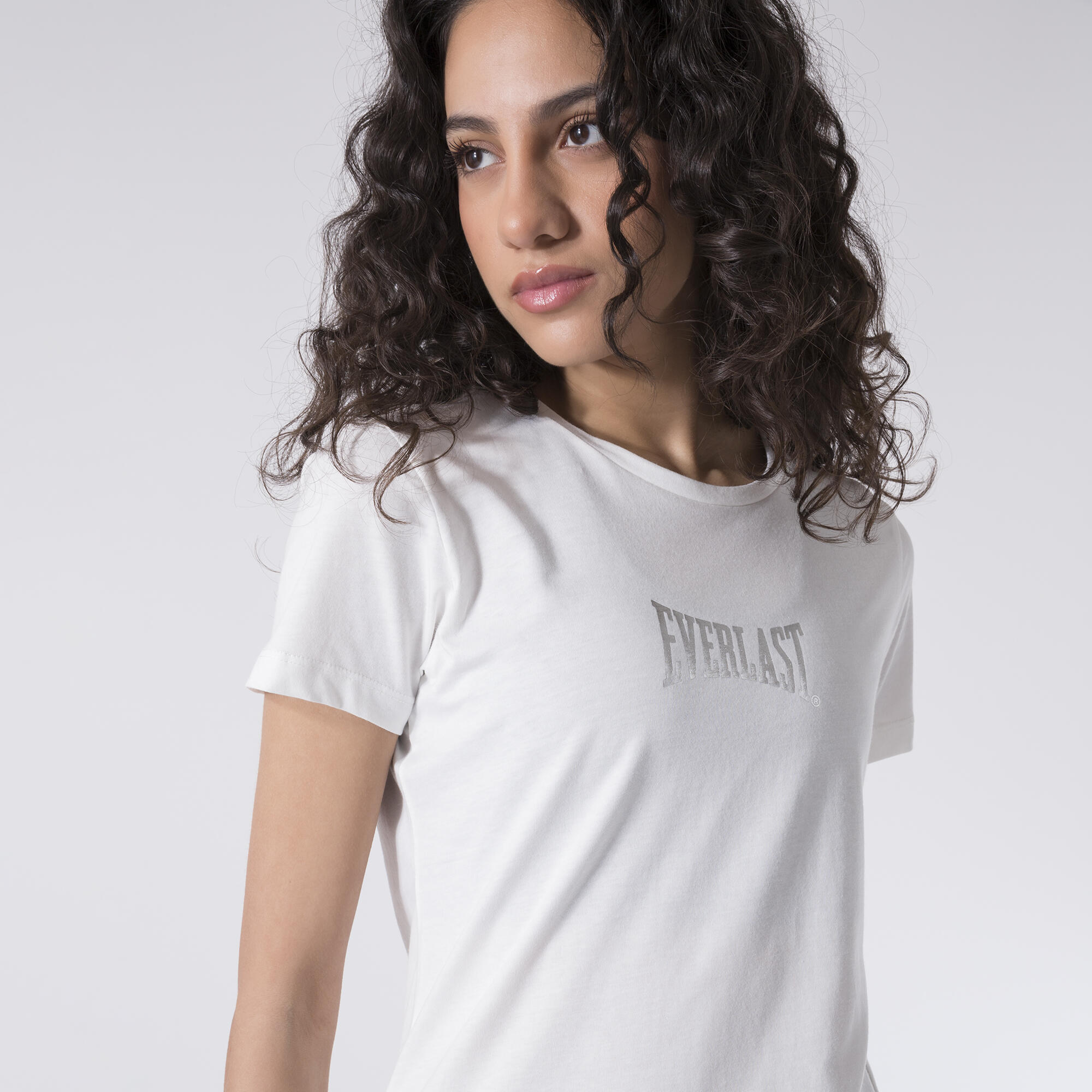 T-SHIRT BASIQUE EN JERSEY BLANC CASSE COTON 5/6