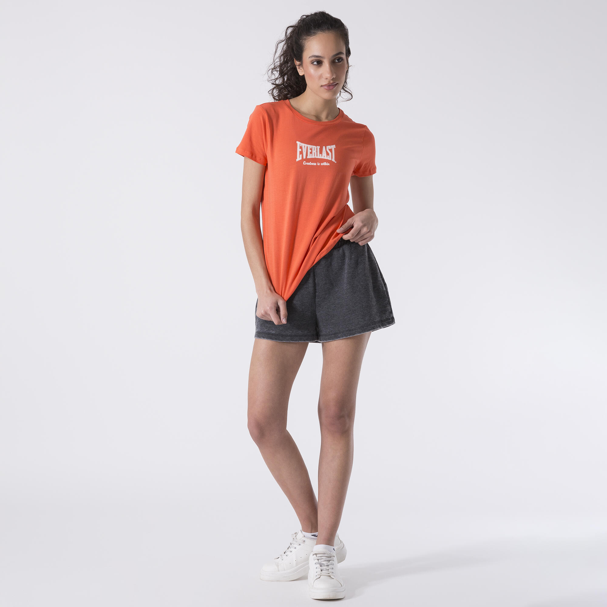 T-SHIRT MINIMAL BOXING CORAL (CORALLO) COTONE, MODAL, ELASTAN 3/6