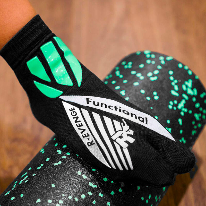 Technické protiskluzové ponožky Functional 1 finger pro dospělé, černá zelená