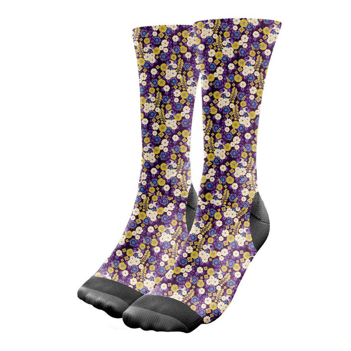 Calcetines técnicos C.Estrada Cascada Floral Adulto Multicolor 1/1
