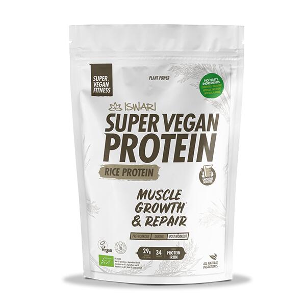 Super Vegan Protein de Arroz Exclusivo Online      35,99€  Preço por quantidade 35,99€kg SUPER VEGAN FITNESS Super Vegan Protein de ArrozVendido e expedido por: Iswari    