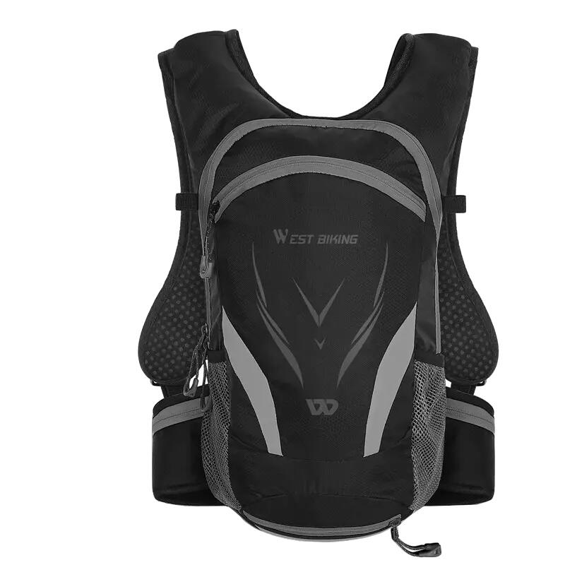 Rucsac pliabil, ultra usor, impermeabil, buzunar sistem hidratare,16L, negru+gri