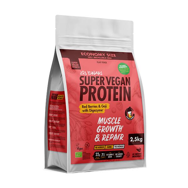 Super Vegan Protein Red Berries & Goji com Digezyme® 2/4
