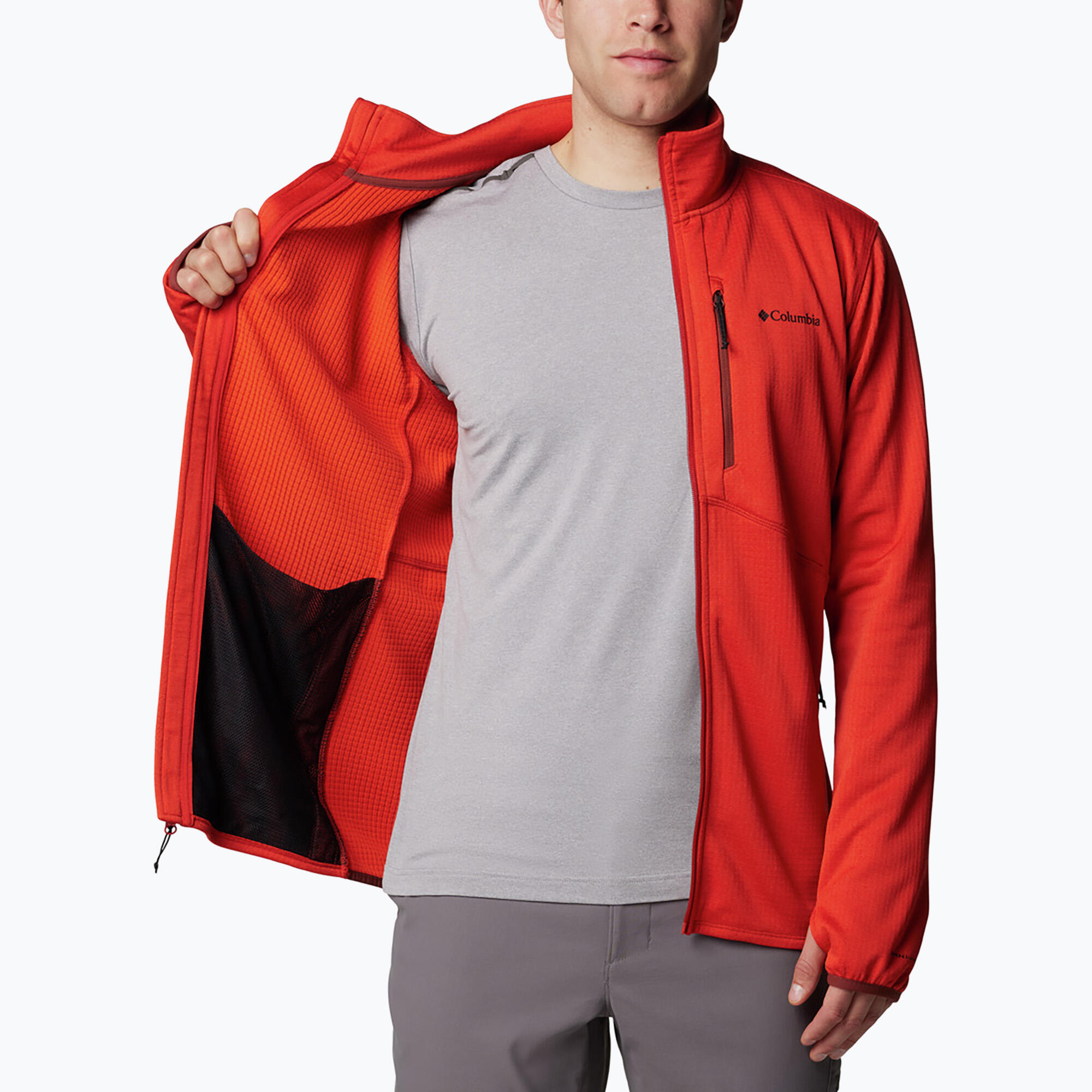 Moletom de trekking masculino Columbia Park View Fleece FZ 4/5