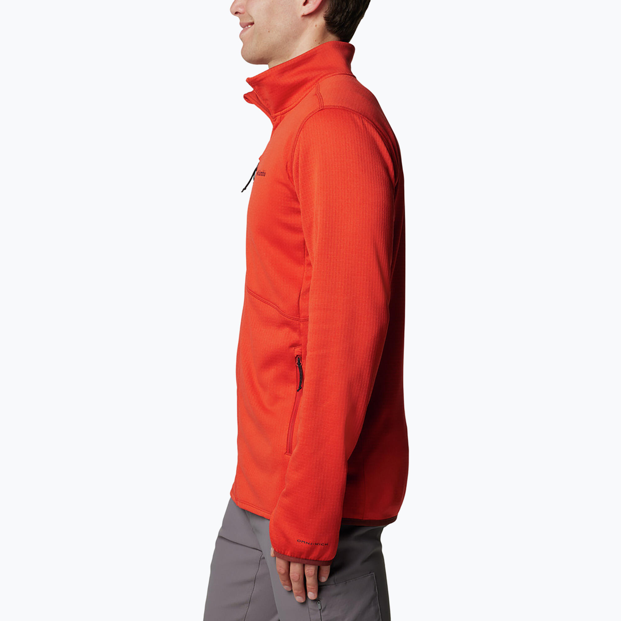 Moletom de trekking masculino Columbia Park View Fleece FZ 3/5