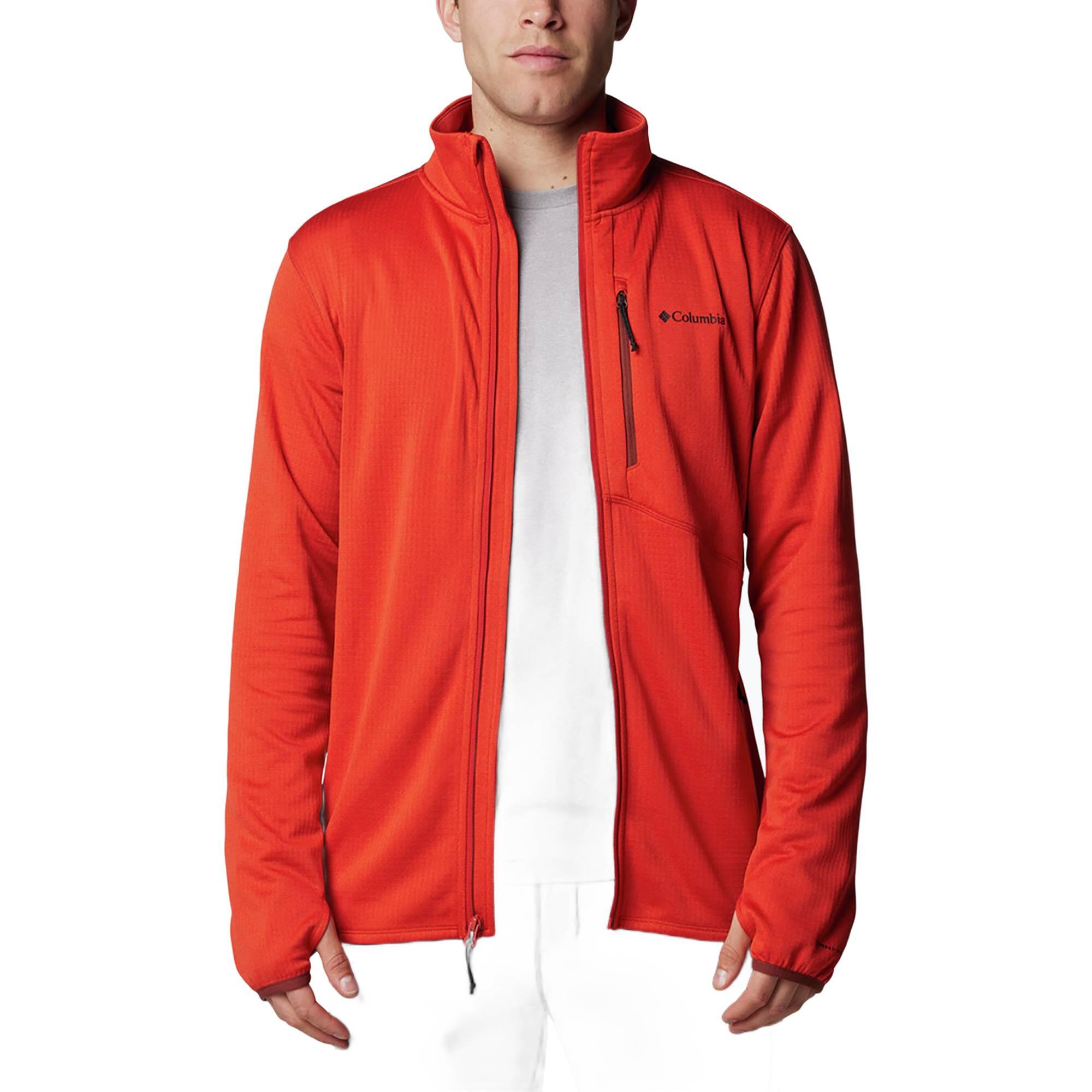 Moletom de trekking masculino Columbia Park View Fleece FZ 1/5