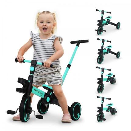 Tricycle 5 en 1 Evolutif Guidon Siège réglable Léger