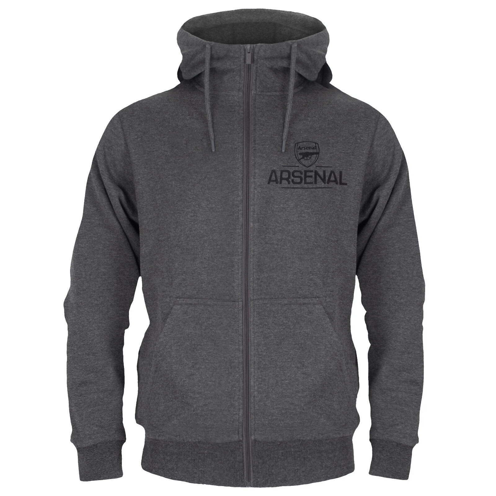 ARSENAL Arsenal FC Mens Hoody Zip Fleece OFFICIAL Football Gift