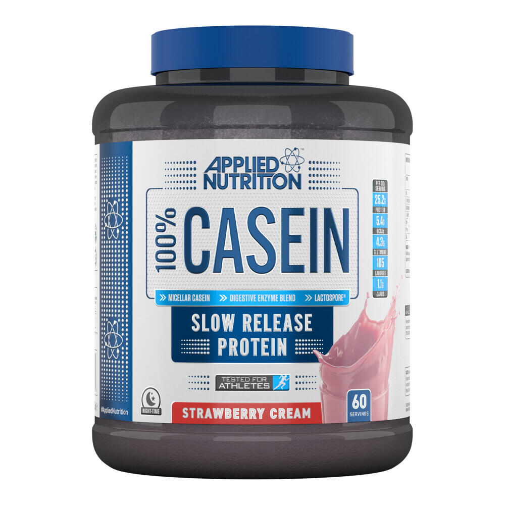 Applied Nutrition 100% Casein Protein, Strawberry Cream