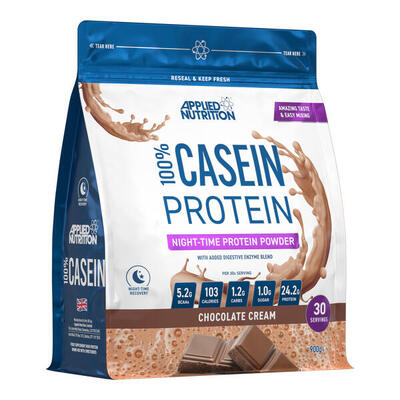 Applied nutrition 100% casein protein (1800g) vanilla cream - eiwitten - caseïne