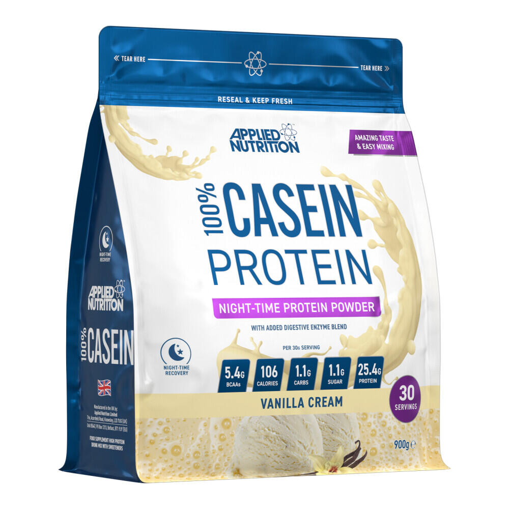Applied Nutrition 100% Casein Protein 1800g Vanilla Cream