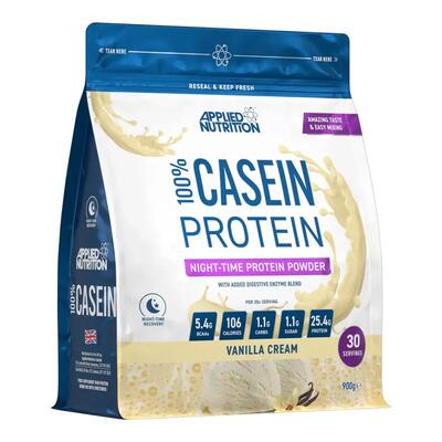 Applied nutrition 100% casein protein (1800g) vanilla cream - eiwitten - caseïne