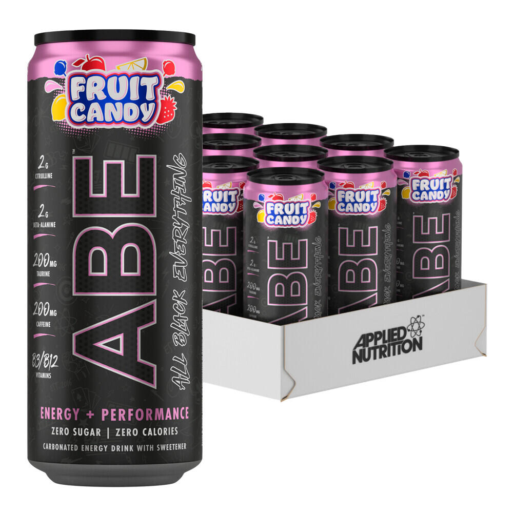 APPLIED NUTRITION Bevande energetiche - ABE Energy Cans - Caramelle alla Frutta Confezione da 12