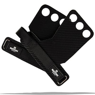 Hand grips - heavy duty - m - zwart - carbon