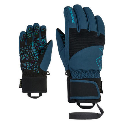 Gants et Moufles ZIENER Lotar GTX PR JR-Marine-10 ans - 140 cm